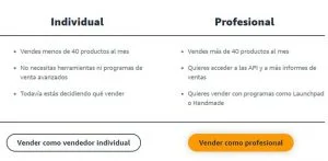 Cuenta de vendedor en Amazon