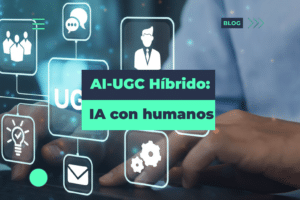 Estrategia de AI-UGC Híbrido con personas reales